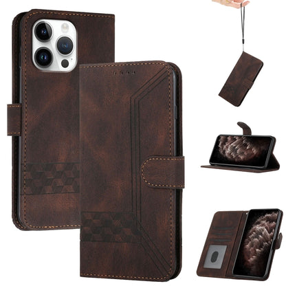 Cubic Skin Feel Flip Leather Phone Case