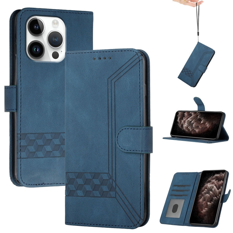 Cubic Skin Feel Flip Leather Phone Case