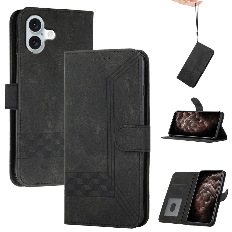 Cubic Skin Feel Flip Leather Phone Case