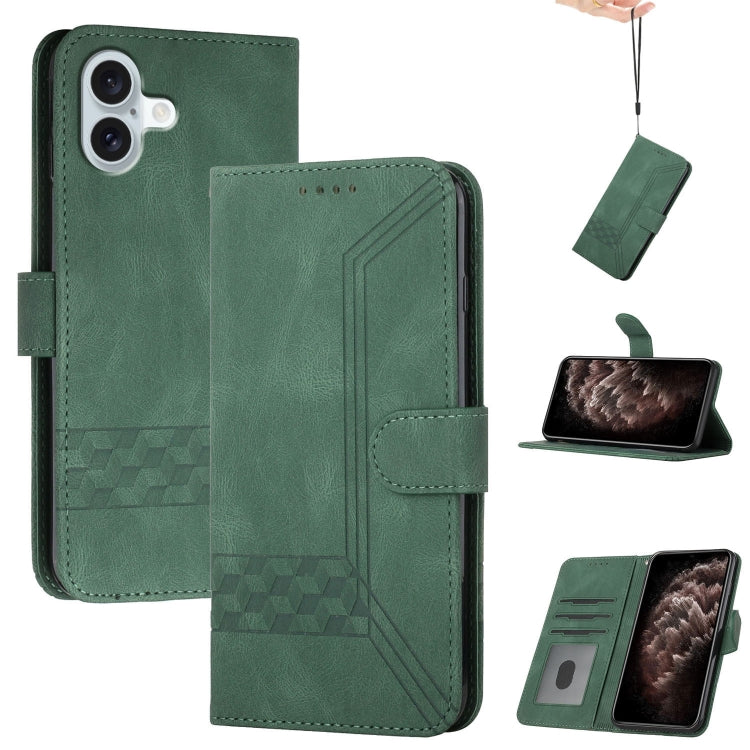 Cubic Skin Feel Flip Leather Phone Case