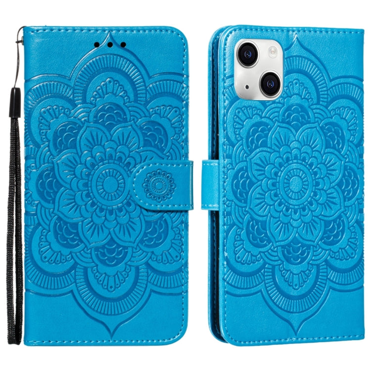 Mandala Embossing Pattern Horizontal Flip Leather Phone Case, For iPhone 16 Pro Max��������������...