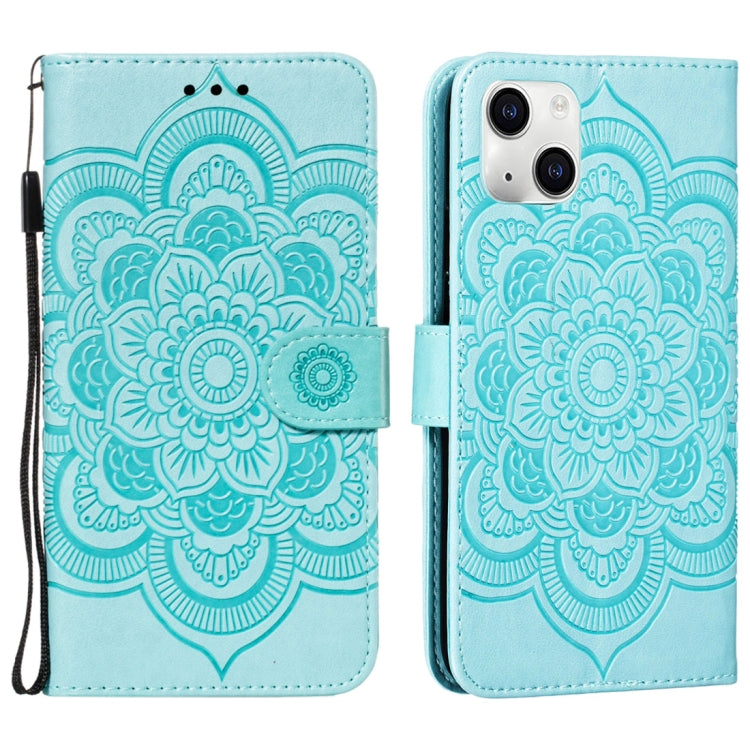 Mandala Embossing Pattern Horizontal Flip Leather Phone Case, For iPhone 16 Pro Max��������������...