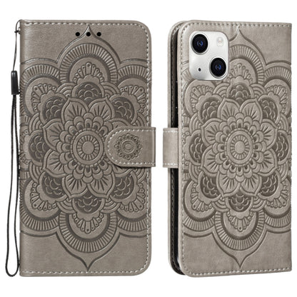 Mandala Embossing Pattern Horizontal Flip Leather Phone Case, For iPhone 16 Pro Max��������������...