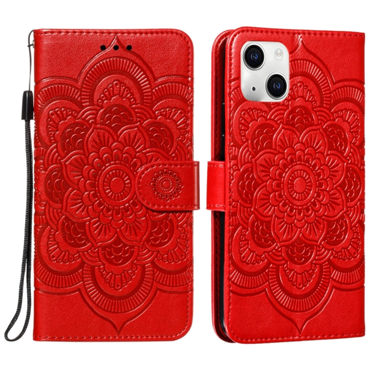 Mandala Embossing Pattern Horizontal Flip Leather Phone Case, For iPhone 16 Pro Max��������������...