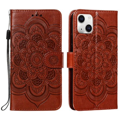 Mandala Embossing Pattern Horizontal Flip Leather Phone Case, For iPhone 16 Pro Max��������������...