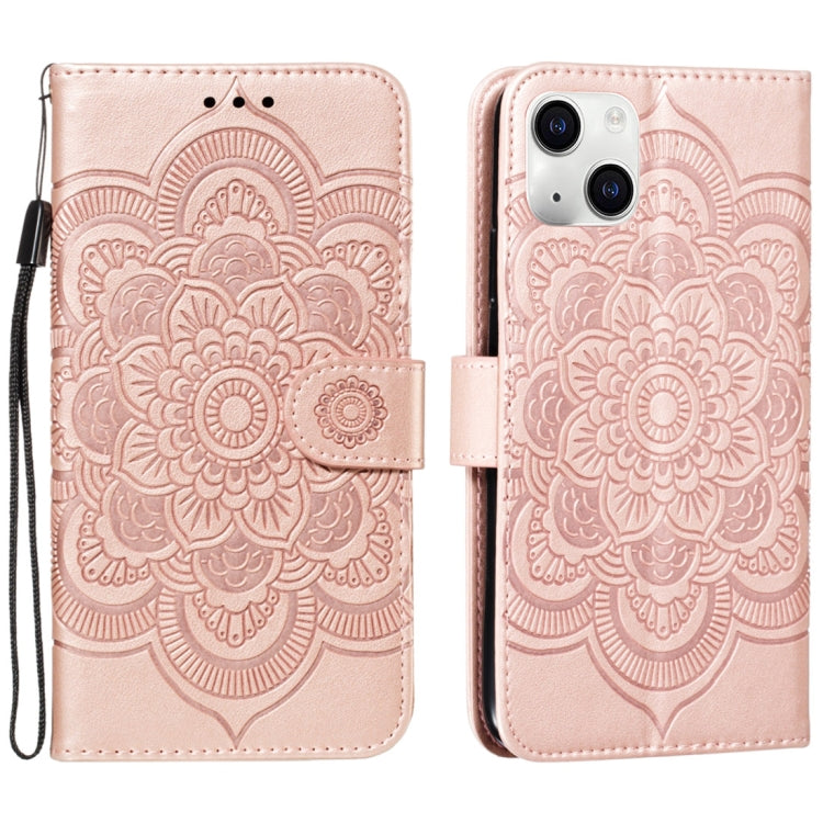 Mandala Embossing Pattern Horizontal Flip Leather Phone Case, For iPhone 16 Pro Max��������������...