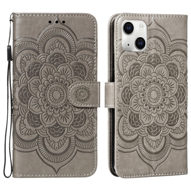 Mandala Embossing Pattern Horizontal Flip Leather Phone Case, For iPhone 16 Pro Max��������������...
