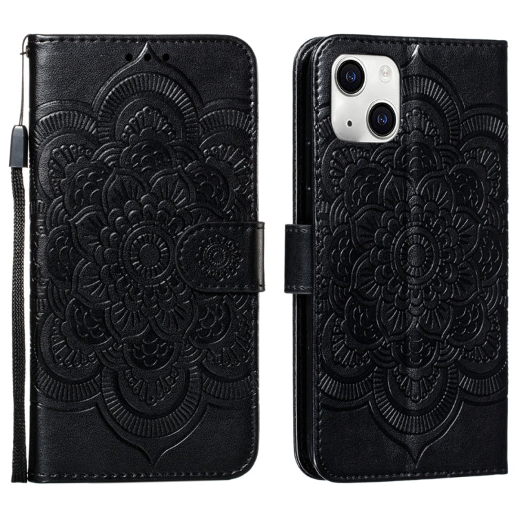 Mandala Embossing Pattern Horizontal Flip Leather Phone Case, For iPhone 16 Pro Max��������������...