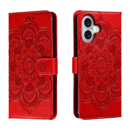 Mandala Embossing Pattern Horizontal Flip Leather Phone Case, For iPhone 16 Pro Max��������������...