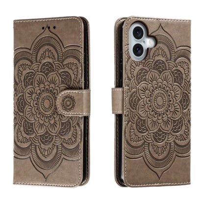 Mandala Embossing Pattern Horizontal Flip Leather Phone Case, For iPhone 16 Pro Max��������������...