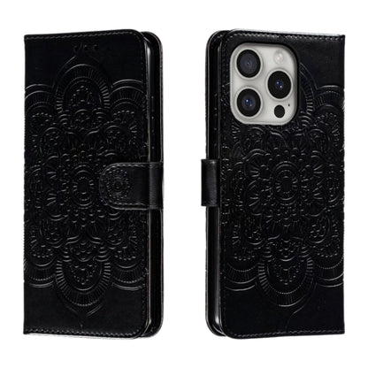 Mandala Embossing Pattern Horizontal Flip Leather Phone Case, For iPhone 16 Pro Max��������������...