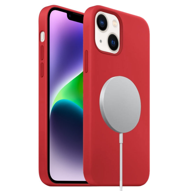 Liquid Silicone Full Coverage MagSafe Phone Case, For iPhone 15 Pro, For iPhone 15 Plus����������...