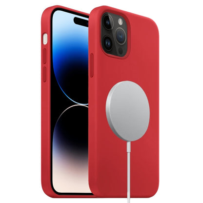 Liquid Silicone Full Coverage MagSafe Phone Case, For iPhone 14 Pro, For iPhone 14 Pro Max�������...