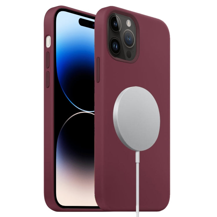 Liquid Silicone Full Coverage MagSafe Phone Case, For iPhone 14 Pro, For iPhone 14 Pro Max�������...