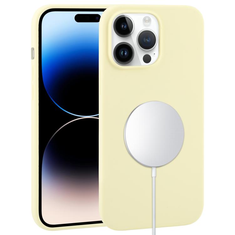 Liquid Silicone Full Coverage MagSafe Phone Case, For iPhone 14 Pro, For iPhone 14 Pro Max�������...