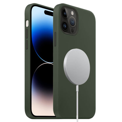 Liquid Silicone Full Coverage MagSafe Phone Case, For iPhone 14 Pro, For iPhone 14 Pro Max�������...