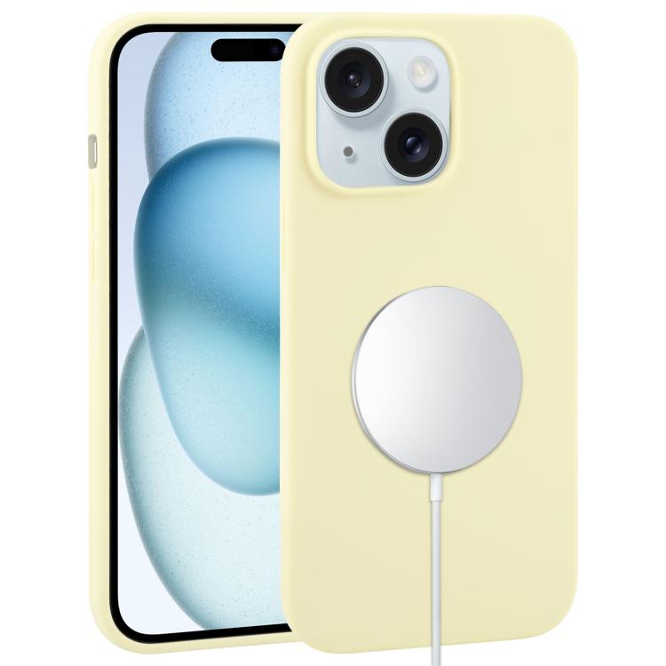 Liquid Silicone Full Coverage MagSafe Phone Case, For iPhone 15 Pro, For iPhone 15 Plus����������...