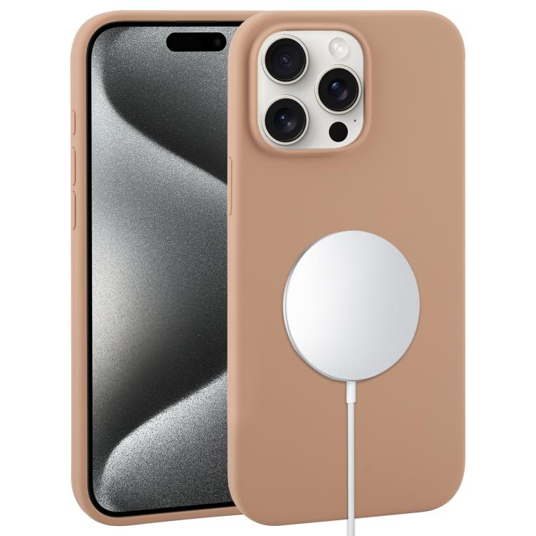 Liquid Silicone Full Coverage MagSafe Phone Case, For iPhone 15 Pro, For iPhone 15 Plus����������...