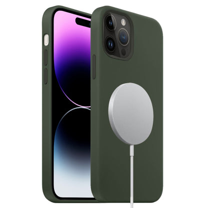 Liquid Silicone Full Coverage MagSafe Phone Case, For iPhone 16 Pro Max, For iPhone 16 Pro�������...