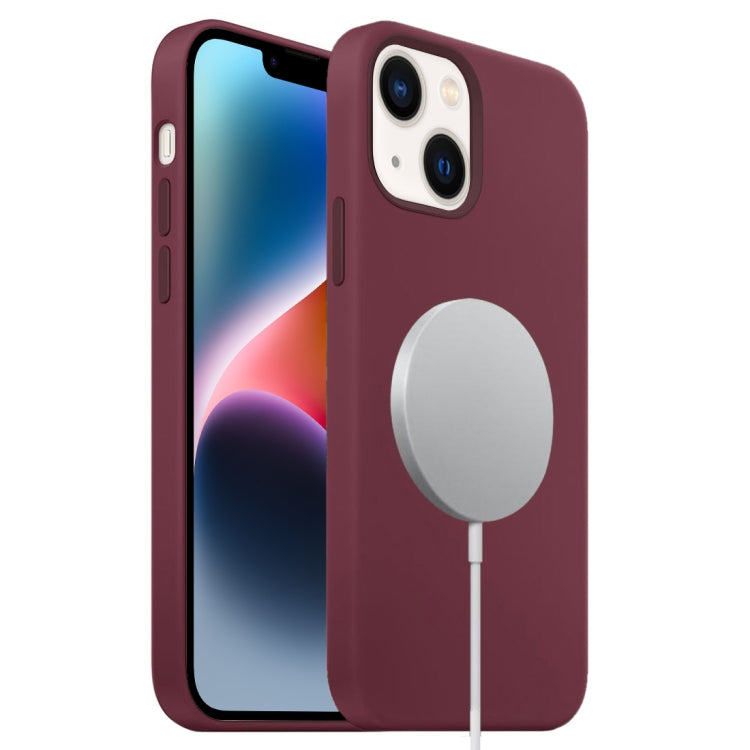 Liquid Silicone Full Coverage MagSafe Phone Case, For iPhone 15 Pro, For iPhone 15 Plus����������...