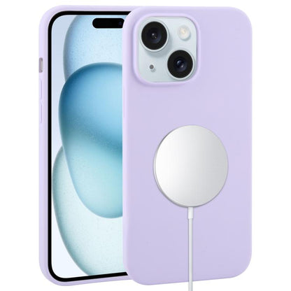 Liquid Silicone Full Coverage MagSafe Phone Case, For iPhone 15 Pro, For iPhone 15 Plus����������...