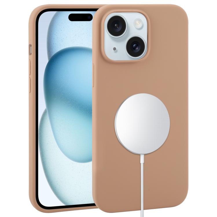 Liquid Silicone Full Coverage MagSafe Phone Case, For iPhone 15 Pro, For iPhone 15 Plus����������...