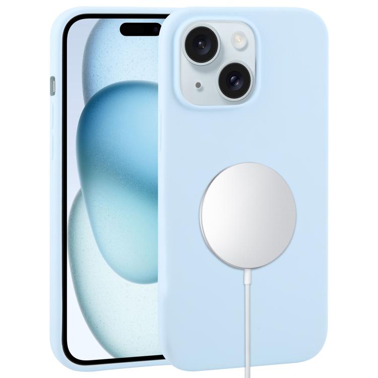 Liquid Silicone Full Coverage MagSafe Phone Case, For iPhone 15 Pro, For iPhone 15 Plus����������...