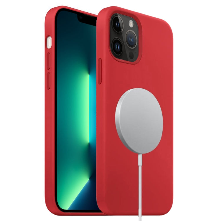 Liquid Silicone Full Coverage MagSafe Phone Case, For iPhone 14 Pro, For iPhone 14 Pro Max�������...