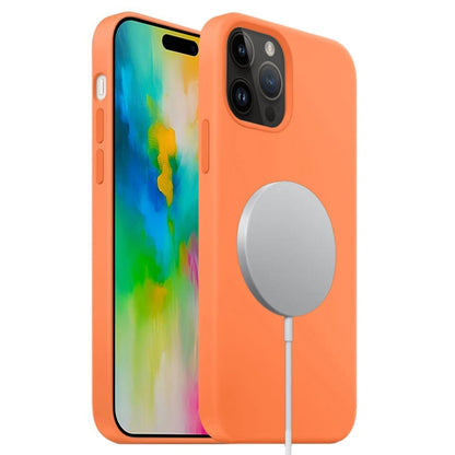 Liquid Silicone Full Coverage MagSafe Phone Case, For iPhone 16 Pro Max, For iPhone 16 Pro�������...