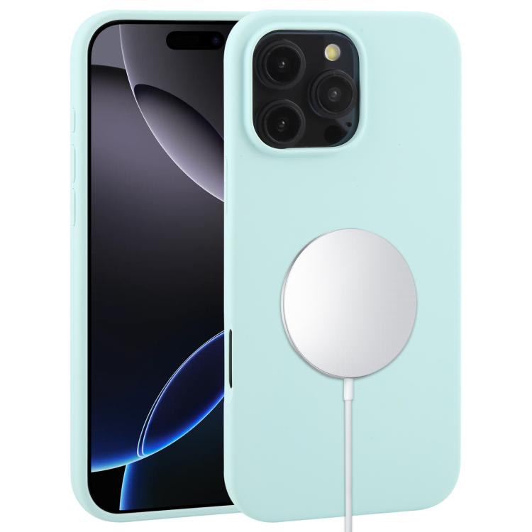 Liquid Silicone Full Coverage MagSafe Phone Case, For iPhone 16 Pro Max, For iPhone 16 Pro�������...