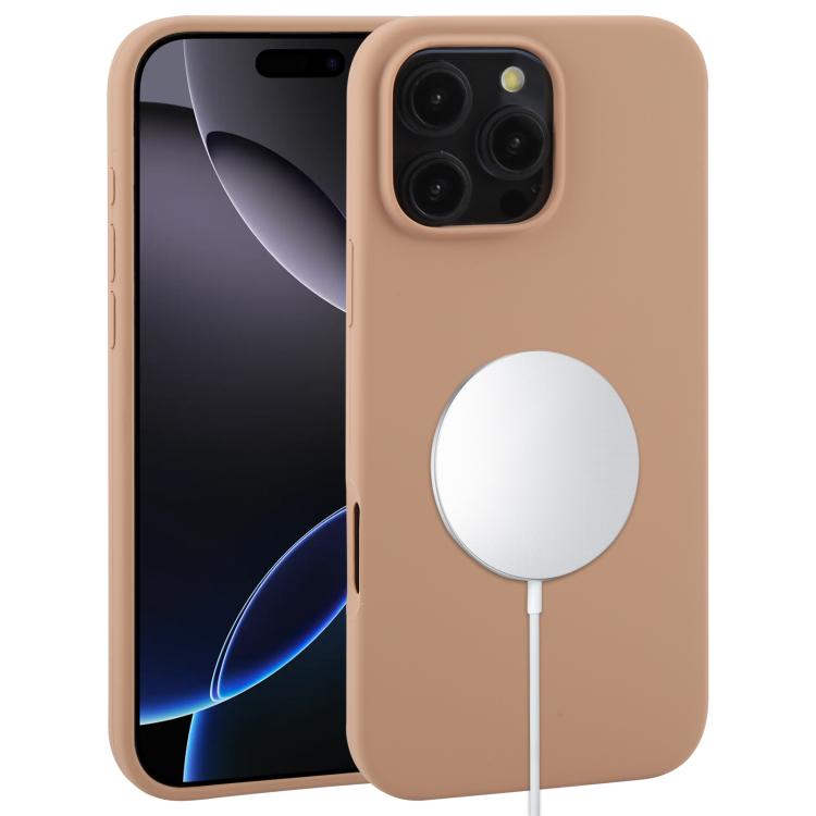 Liquid Silicone Full Coverage MagSafe Phone Case, For iPhone 16 Pro Max, For iPhone 16 Pro�������...