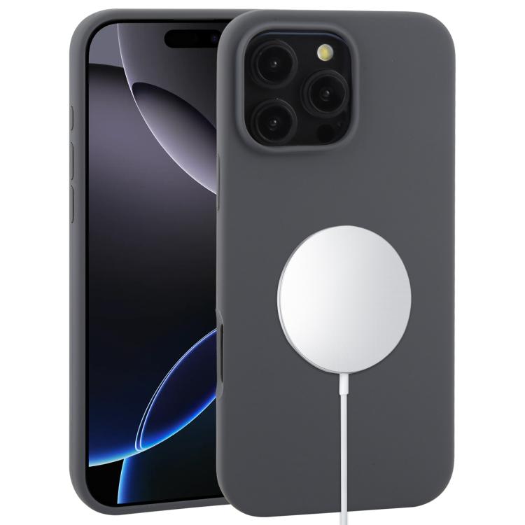 Liquid Silicone Full Coverage MagSafe Phone Case, For iPhone 16 Pro Max, For iPhone 16 Pro�������...