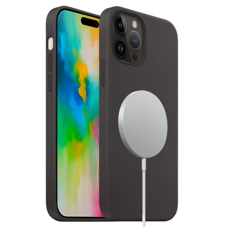 Liquid Silicone Full Coverage MagSafe Phone Case, For iPhone 16 Pro Max, For iPhone 16 Pro�������...
