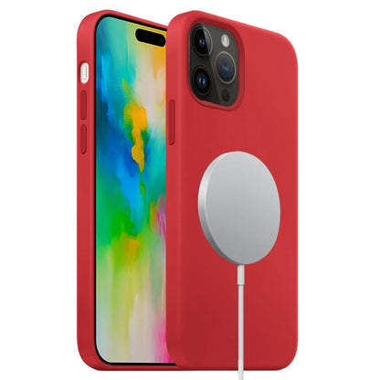 Liquid Silicone Full Coverage MagSafe Phone Case, For iPhone 16 Pro Max, For iPhone 16 Pro�������...