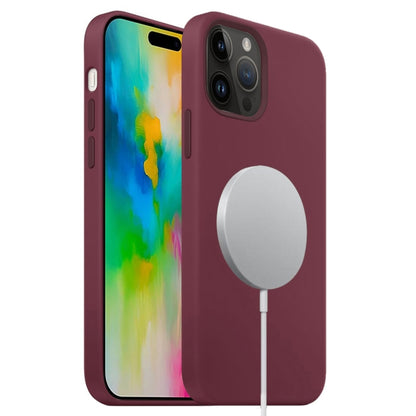 Liquid Silicone Full Coverage MagSafe Phone Case, For iPhone 16 Pro Max, For iPhone 16 Pro�������...