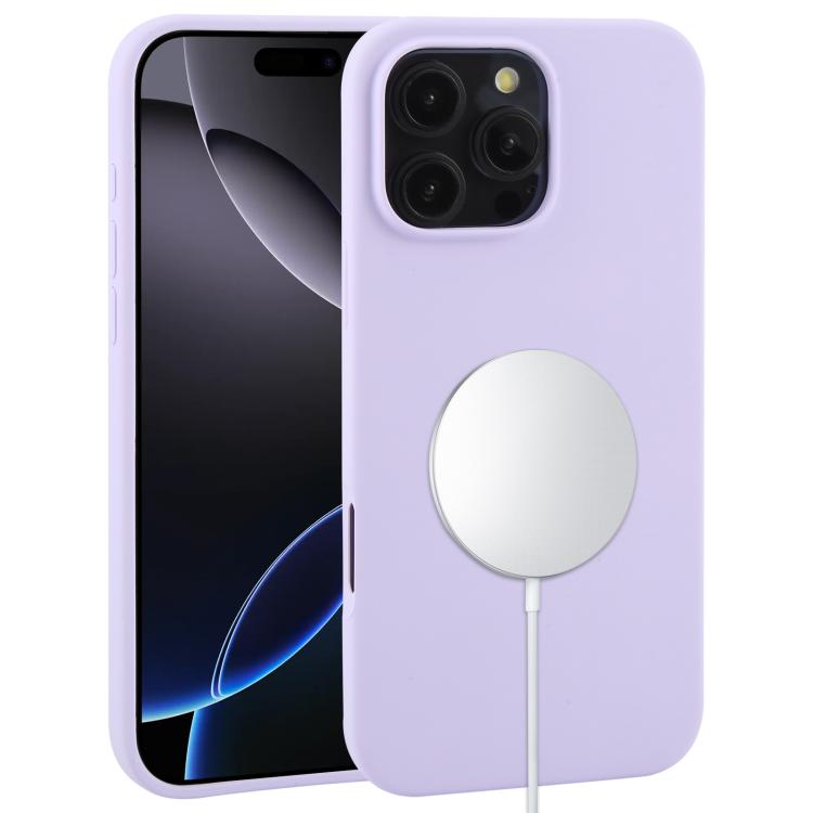 Liquid Silicone Full Coverage MagSafe Phone Case, For iPhone 16 Pro Max, For iPhone 16 Pro�������...