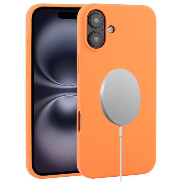 Liquid Silicone Full Coverage MagSafe Phone Case, For iPhone 16 Pro Max, For iPhone 16 Pro�������...