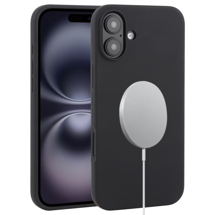 Liquid Silicone Full Coverage MagSafe Phone Case, For iPhone 16 Pro Max, For iPhone 16 Pro�������...