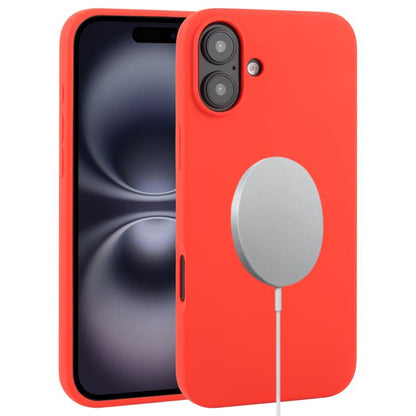 Liquid Silicone Full Coverage MagSafe Phone Case, For iPhone 16 Pro Max, For iPhone 16 Pro�������...