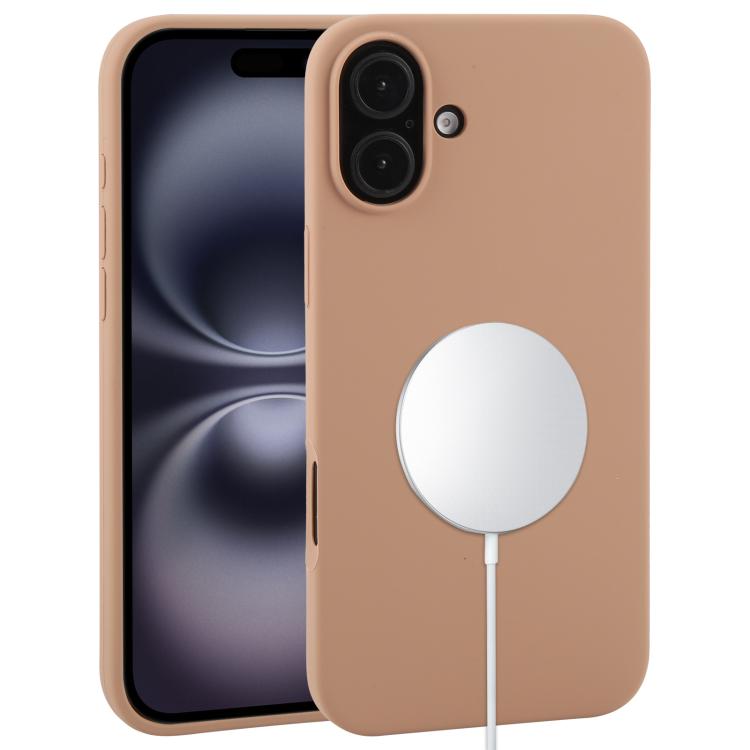 Liquid Silicone Full Coverage MagSafe Phone Case, For iPhone 16 Pro Max, For iPhone 16 Pro�������...