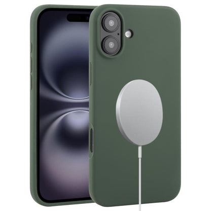 Liquid Silicone Full Coverage MagSafe Phone Case, For iPhone 16 Pro Max, For iPhone 16 Pro�������...