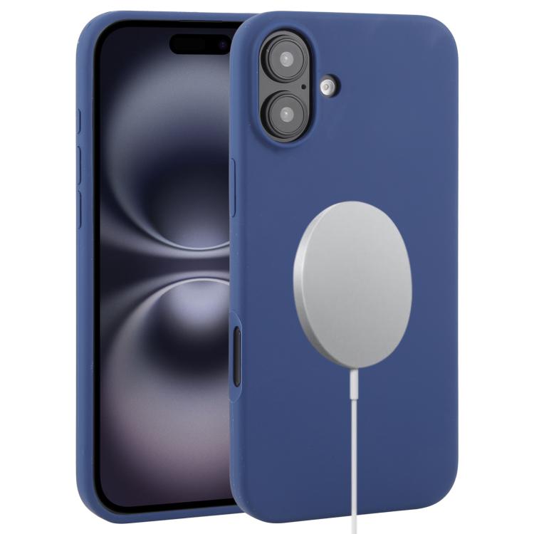 Liquid Silicone Full Coverage MagSafe Phone Case, For iPhone 16 Pro Max, For iPhone 16 Pro�������...