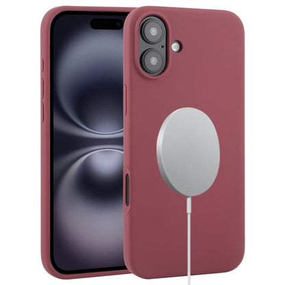 Liquid Silicone Full Coverage MagSafe Phone Case, For iPhone 16 Pro Max, For iPhone 16 Pro�������...