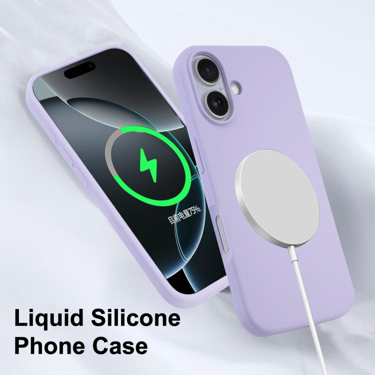Liquid Silicone Full Coverage MagSafe Phone Case, For iPhone 15 Pro, For iPhone 15 Plus����������...