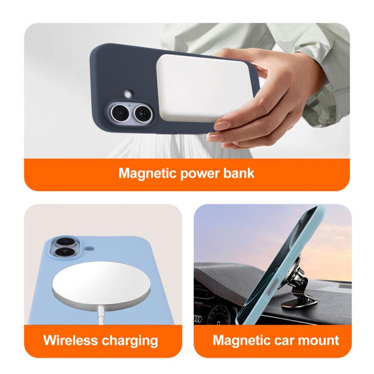 Liquid Silicone Full Coverage MagSafe Phone Case, For iPhone 13 mini