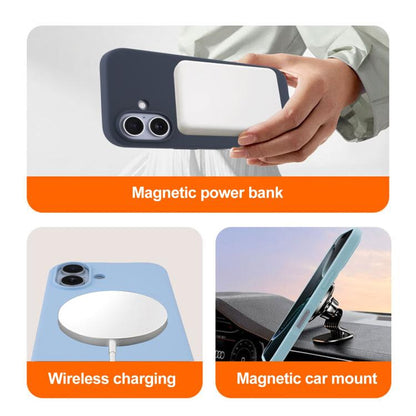 Liquid Silicone Full Coverage MagSafe Phone Case, For iPhone 13 mini