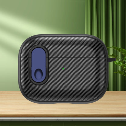 Carbon Fiber Texture Wireless Earphones Case with Security Lock, For AirPods Pro 2, For AirPods 3...