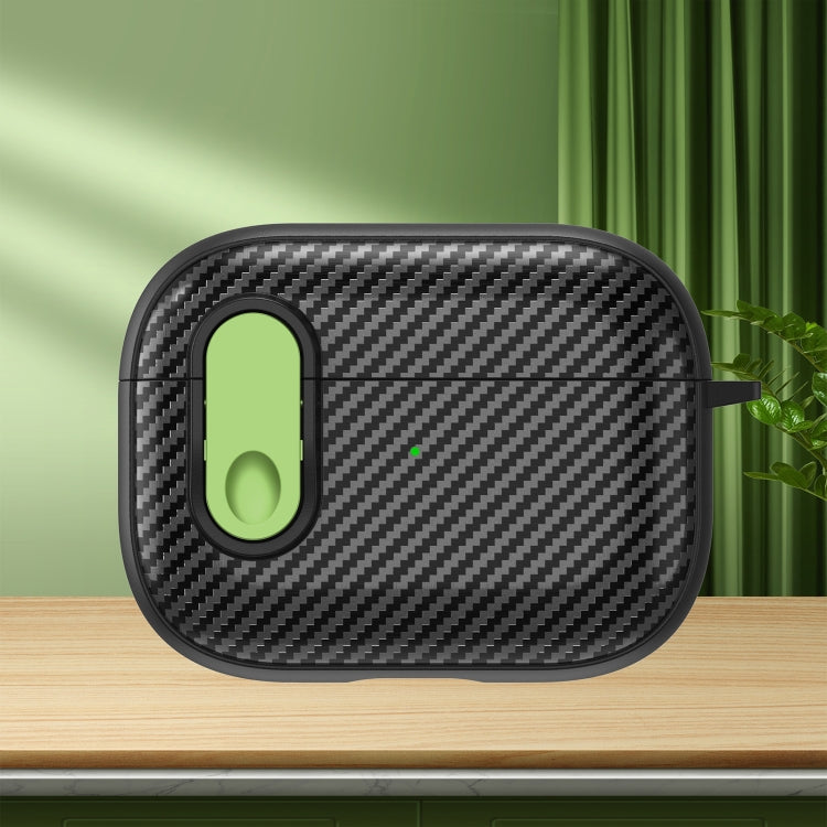 Carbon Fiber Texture Wireless Earphones Case with Security Lock, For AirPods Pro 2, For AirPods 3...