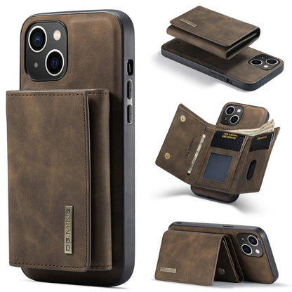 DG.MING M1 Series 3-Fold Multi Card Wallet Leather Phone Case