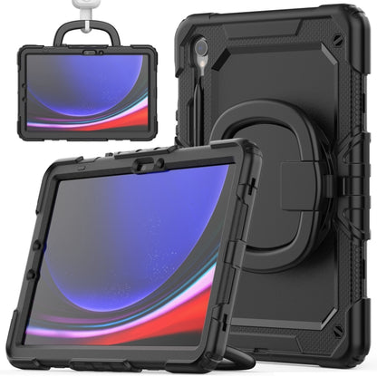 D Type Silicone Hybrid PC Tablet Case with Handle Holder, For Samsung Galaxy Tab S10 FE+���������...
